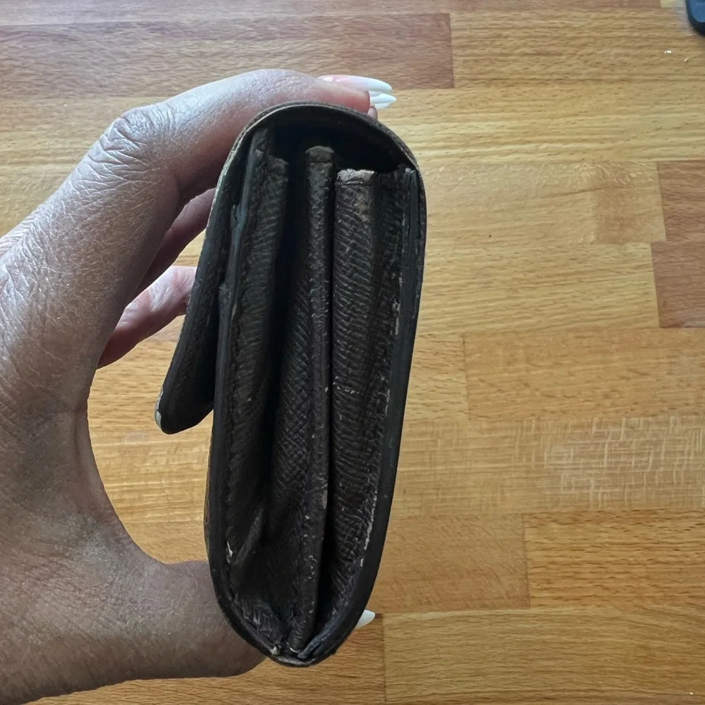 Louis Vuitton Damier Ebene Sarah Wallet